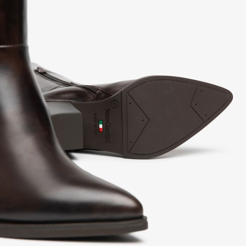 Bota Pele Nero Giardini