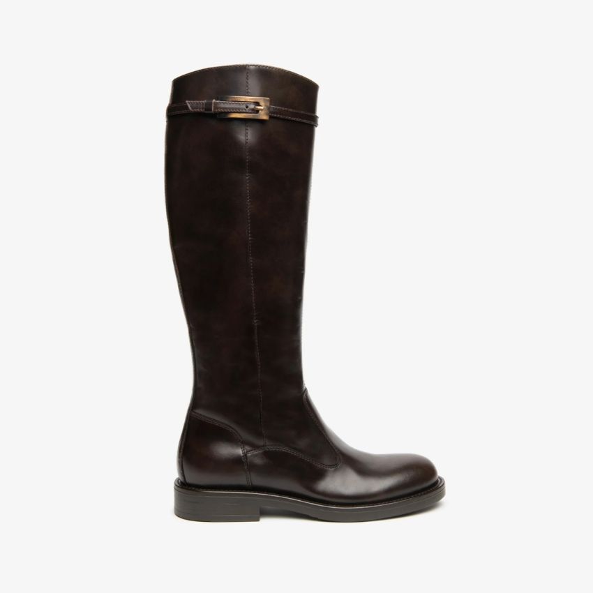 Bota Pele Nero Giardini